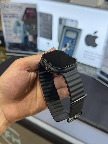 iphone 12 pro adapter: Apple Watch Ultra 2 Black Titanium Ideal veziyyetdedi. Xanim ishledib — 5