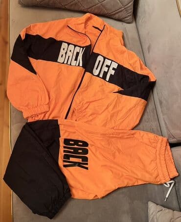 утепленные спортивные костюмы: Мужской спортивный костюм, XL, цвет - Оранжевый — 1