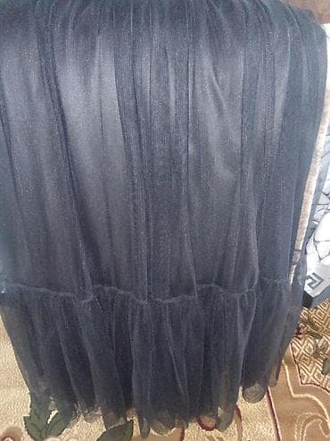 cins donlar 2020: Qara cins ətək - Model: Dizədək uzunluqda, düz kəsim cins ətək - — 7