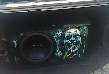 Elektronika: Avtomobil üçün Kenwood subwoofer + xüsusi dizaynlı akustik qutu - — 1