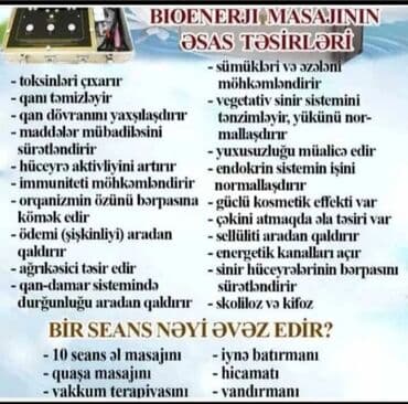 bioenerji cihazı: Fohow bioenerji masajoru.Yeni 3cu nəsil masajordur.Yenidir.Qiyməti — 2
