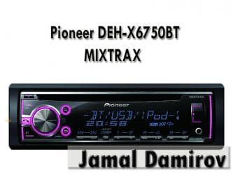 manitorlar masin ucun: Pioneer deh-x6750bt mixtrax cd, mp3, wma, wav, bluetooth, auxusb — 1