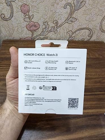 sensor saatlar: Smart saat, Honor, Suya davamlı, rəng - Qara — 4