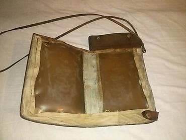 cins sumka: Satilir Təcili Qədimdən qalma Antik Hərbi Çanta İtalyan İstehsali — 2