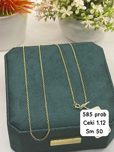 17: Dəstə daxildir: Sırğa, Sarı qızıl, 585 Əyar — 9