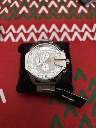 Smart saatlar: Yeni, Qol saatı, Diesel, rəng - Gümüşü — 1