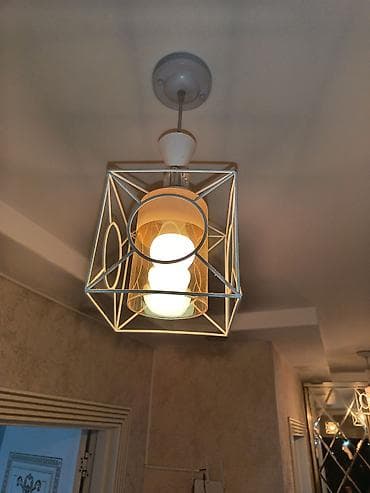 Digər ev dekoru: Çılçıraq, 1 lampa, Metal — 2