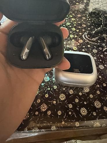 karaoke mikrofon bluetooth: Yeni Simsiz (Bluetooth) Qulaqcıqlar, JBL, rəng - Gümüşü — 3