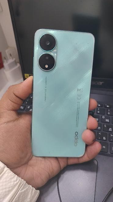 telfonlar: Oppo A78, 256 GB, rəng - Yaşıl, Sensor — 1