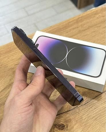 ipad 6: IPhone 14 Pro, 256 GB, Deep Purple, Zəmanət, Simsiz şarj, Face ID — 5