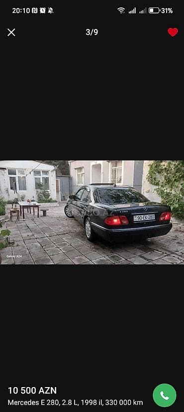w210 larzon: Mercedes-Benz E 280: 2.8 l | 1998 il Sedan — 8