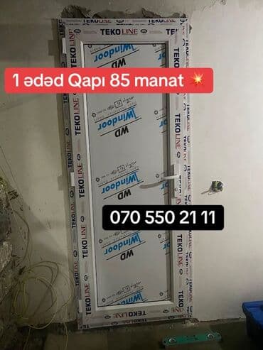 Ütüləmə lövhələri: Hamam üçün Yeni Plastik qapı 80x200 sm Üzlük ilə, Ödənişli quraşdırma, Ünvandan götürmə, Ödənişli çatdırılma — 5