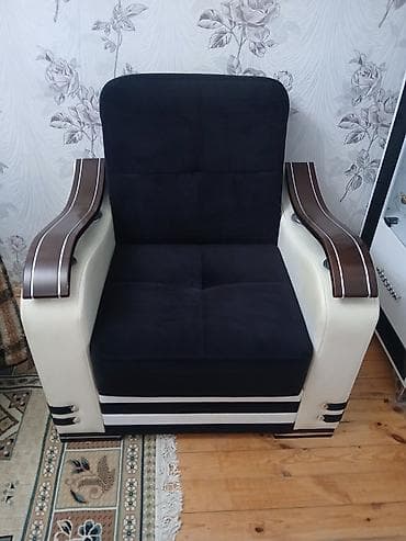 tek neferlik taxt: İşlənmiş, Kreslo, Vеlur parça, Kredit yoxdur, Çatdırılma yoxdur — 1