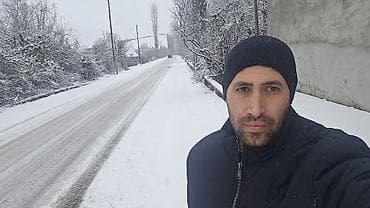 milli papaq: Qış üçün isti başlıq – qara rəngli trikotaj papaq - Rəng: qara - — 1