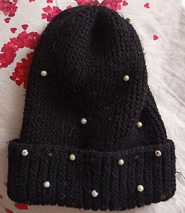 usta geyimleri: Qadınlar üçün toxunma papaqlar dəsti - Model: 2 ədəd qış papağı - — 2