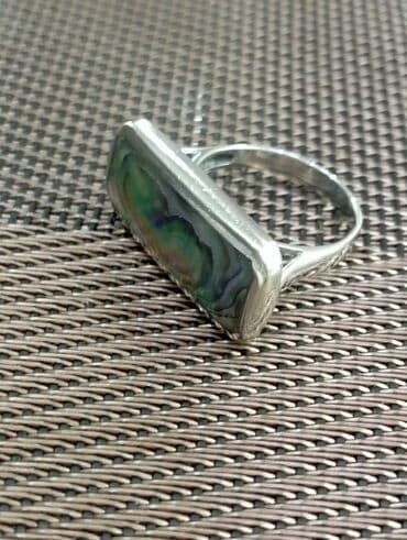 beş qaş üzüklər: Gümüş üzüklər dəsti - Material: gümüş rəngli metal (fotoşəkillərdə — 3