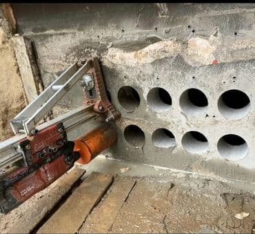 seyfi qapi: Beton kesimi beton kesen beton desen səssiz tozsuz səliqəli titrəyiş — 12