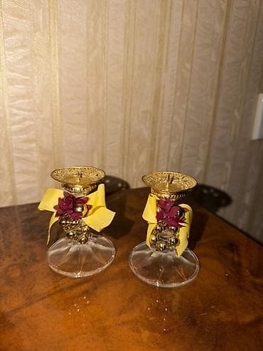 Fiqurlar: Dekorativ şamdan dəsti (2 ədəd)işlənib — 1