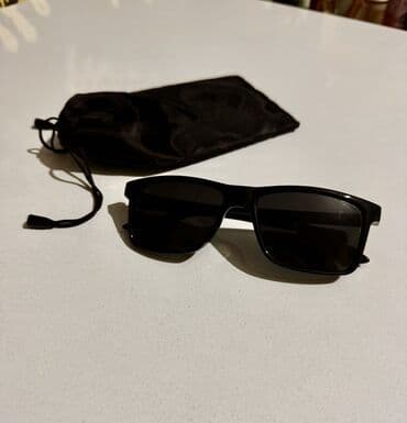 komputer ucun eynekler: Qara gün eynəyi - Klassik, düzbucaqlı forma - Parlaq qara çərçivə — 1