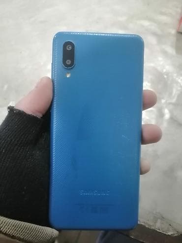ikinci əl ucuz telefonlar: Samsung Galaxy A02, 32 GB, rəng - Mavi, İki sim kartlı — 3