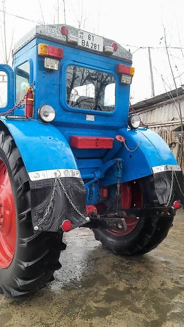 yeni maşınlar: Traktor “Veteran” – mavi/qırmızı rəng sxemi ilə tam komplekt qabaq — 8
