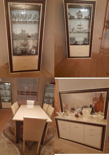 Yemək otağı dəsti Komplektə daxildir: - 1 ədəd masa – düzbucaqlı