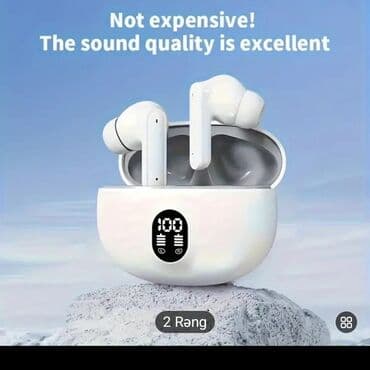 Foto və videokameralar: Portativ şarj qutusu ilə təqdim olunan simsiz qulaqlıqlar. Qulaqlıqlar — 2