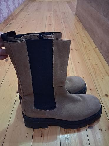 aşbaz forma: Rszmer 41.Qadınlar üçün bu qəhvəyi rəngli çelsi çəkmələr dəbli və — 2