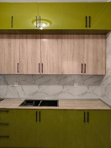 kukna mebeleri: Sifarişlə mətbəx dəsti, Özü çəkən petlələr, Mat laminat, Kredit var, Pulsuz çatdırılma — 3