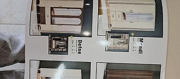 paltar dolabi islenmis: Yeni, 4 qapılı, Güzgülü, Bej, Digər material, Açılan, Düz dolab — 6