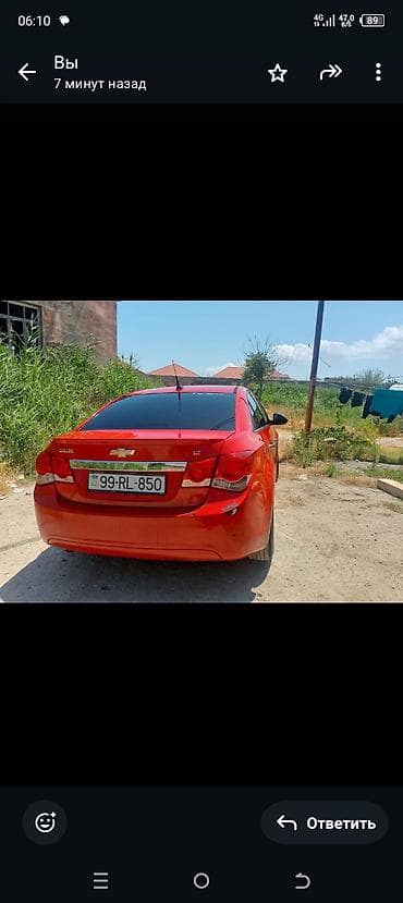 daewoo nexia 2018: Chevrolet Cruze LT sedan - Kuzov: 4 qapılı sedan, parlaq qırmızı rəng — 4