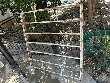 Ev və bağ: Metaldan pəncərə üçün qoruyucu barmaqlıq/çərçivə - Material: qaynaqla — 1