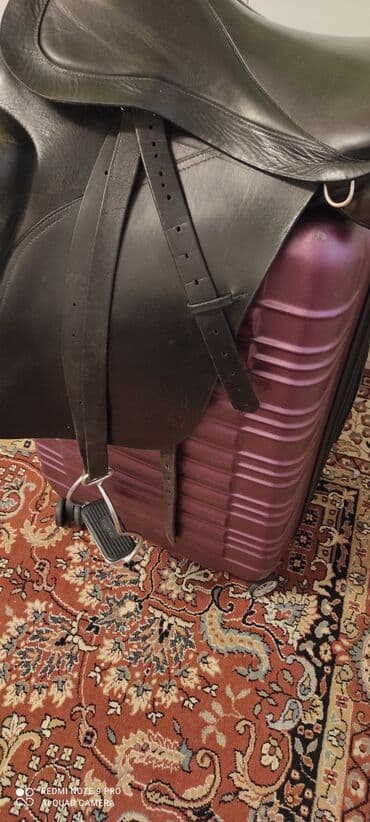 Digər heyvanlar: At çaparı üçün dəri yəhər. Almaniya istehsalı professional, gözəl — 8