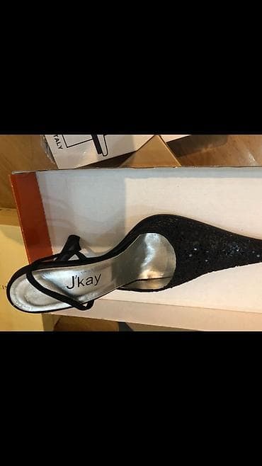 J’kay qadın ayaqqabısı – açıq arxa, kəmərli slingback modeli. - — 2
