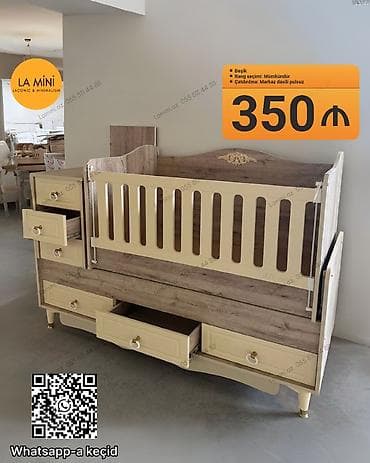 Beşik – LA MiNi dizaynı - Rəng seçimi: mümkündür - Çatdırılma: Mərkəz