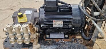 Sənaye tipli yüksək təzyiqli yuyucu qurğu (elektrik mühərrikli) -