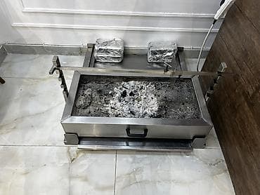 Товары для шашлыка: Барбекю, Угольный, С шампурами — 3