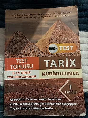 Testlər: Riyaziyyat Testlər 6-cı sinif, Anar İsayev, DİM, 1-ci hissə, 2019 il — 3
