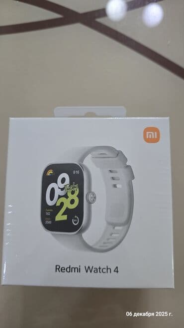 4 antenli modem: Smart saat, Redmi, Suya davamlı, rəng - Gümüşü — 1