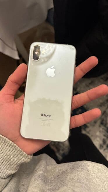 apple x qiymeti: IPhone Xs, Gümüşü, Face ID — 3