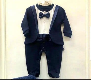 uşaq sortiki: Kombinezon, Oğlan üçün, 6 - 9 ay — 2