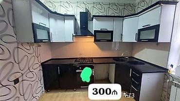 Endirim olundu 🛑🛑Mətbəx mebeli satılır 300₼. Ölçü 3/1.20. Üzərində qaz — 1