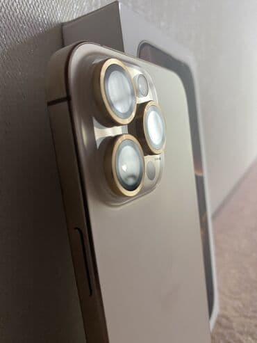 iphone 13 pro max 2 ci el: IPhone 16 Pro Max, 256 GB, Desert Titanium, Sənədlərlə — 3