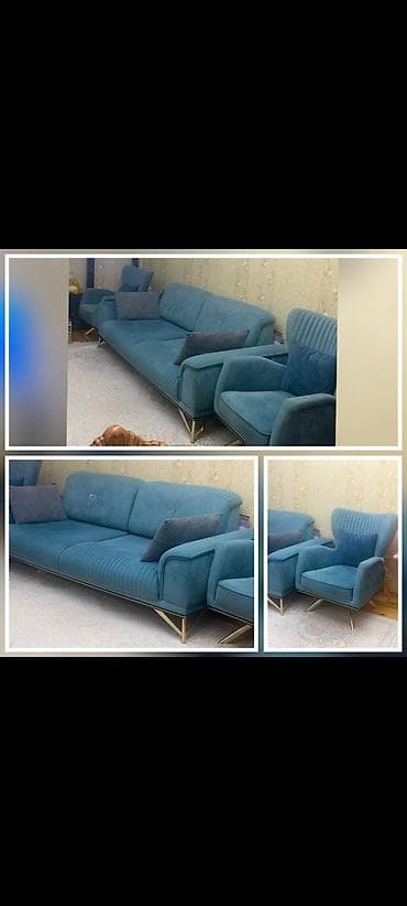 İşlənmiş, Divan, 2 kreslo