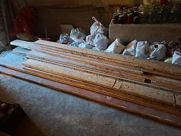 taxta material: Taxta materialları dəsti - Müxtəlif ölçüdə kəsilmiş taxta lövhələr və — 2