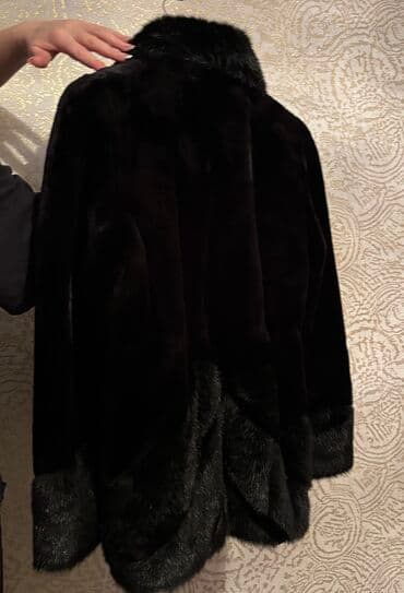 женские шлепанцы с мехом: Шуба, M, цвет - Черный — 3