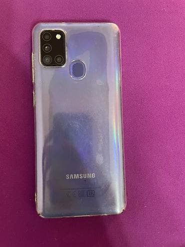 samsung tab a7 128gb: Samsung Galaxy A21S, rəng - Göy, Sensor — 2