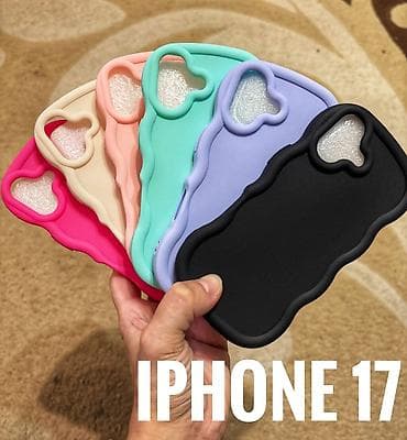 ipone 16e: Bəzəkli telefon qabları - Model uyğunluğu: iPhone 15/17 (kamera — 3