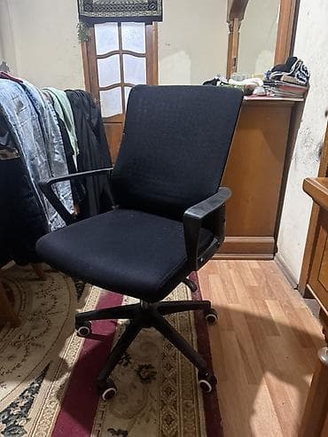 Ofis dolabları: Təkərli, Qolları tənzimlənmir, Parça — 1