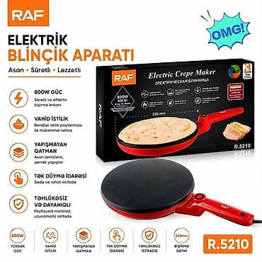 RAF Elektrik Blinçik Aparatı – model R.5210 - Güc: 800W – sürətli və
